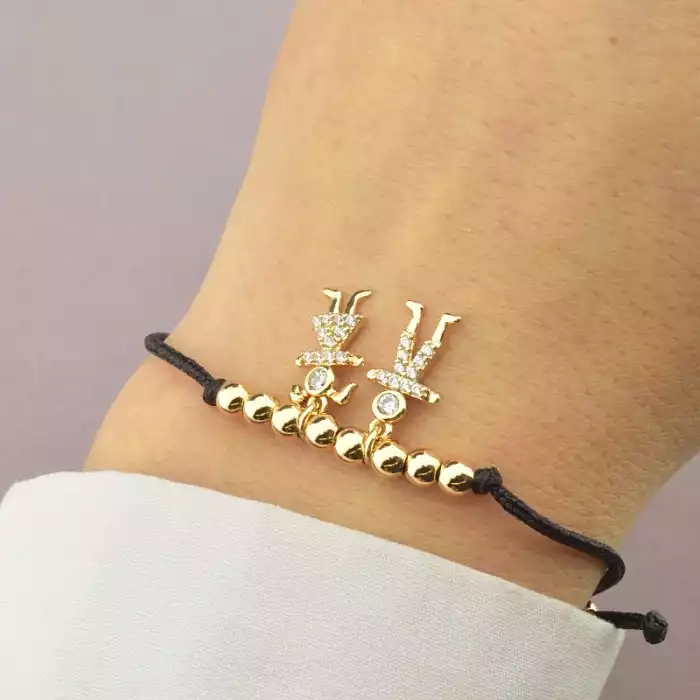 🏷️️ Браслет регульований Xuping Фіаніт 17 см (позолота 18к) ss_68632