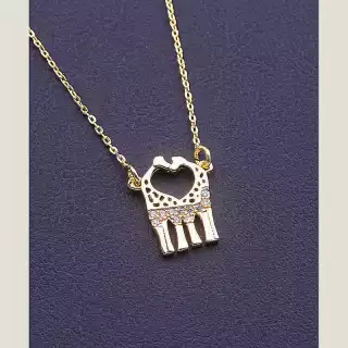 Підвіска жирафи серце Xuping (позолота 18к)