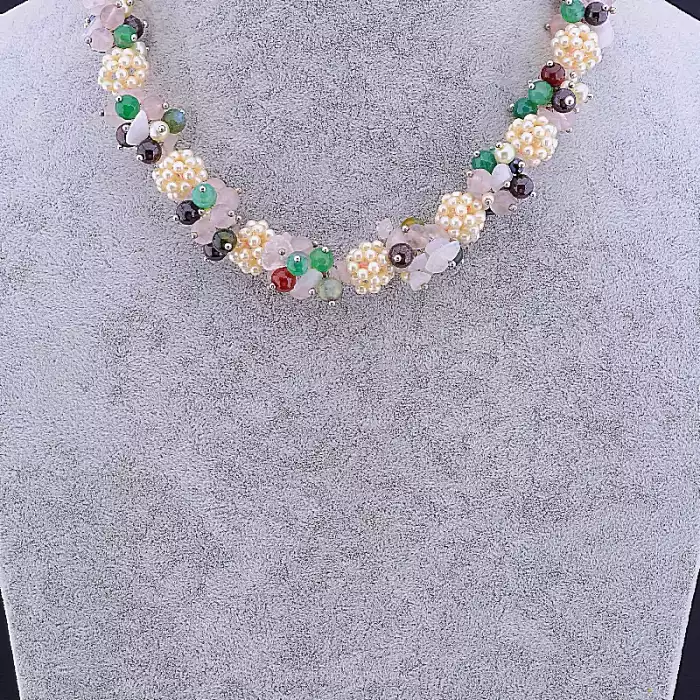 🏷️️ Намисто Самоцвіти 44 см ss_70337