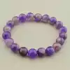 🏷️️ Браслет на резинці Аметист 19 см F-105761