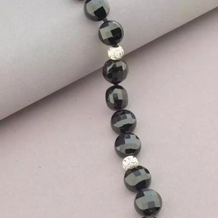 🏷️️ Намисто Турмалин 46 см. (срібло 925 проба) ss_91079