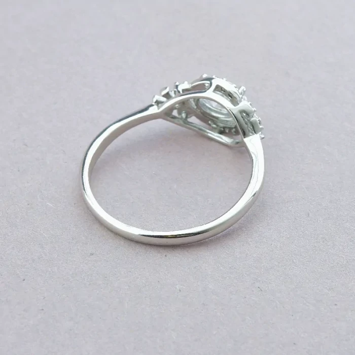 🏷️️ Каблучка Xuping Фіаніт (родій) ss_91306