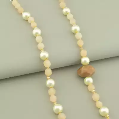 🏷️️ Намисто Яшма, Агат, Майорка 66 см. F-98461