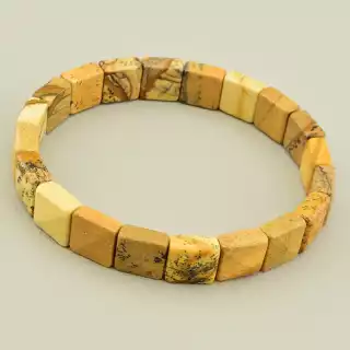 Браслет на резинці Яшма 19.5 см