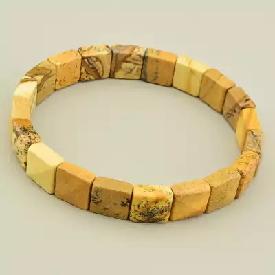 Браслет на резинці Яшма 19.5 см