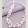 🏷️️ Намисто Рожевий кварц 60 см F-36696