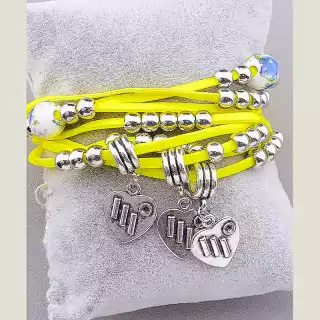 Браслет Сrystal 17 см шкірозамінник