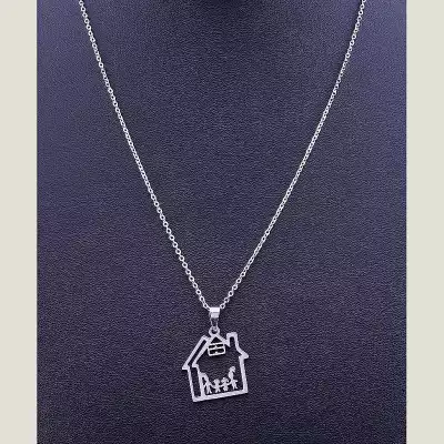 🏷️️ Підвіска сімя Stainless Steel 45 см F-74320