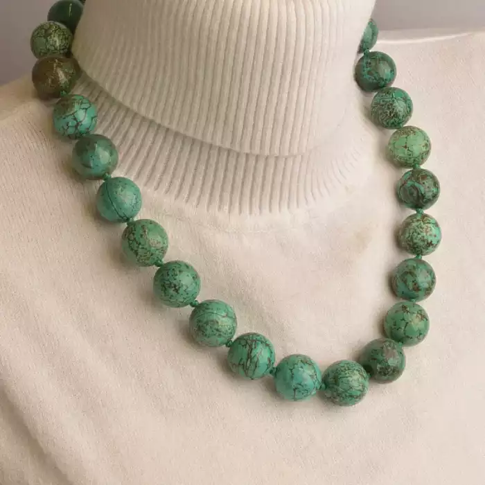 🏷️️ Намисто Бірюза 45 см ss_64225