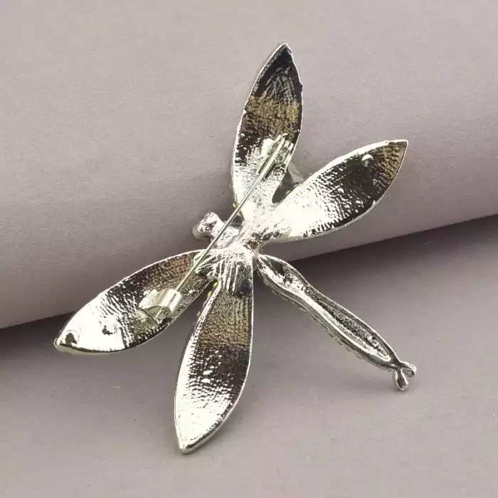 🏷️️ Брошка бабка Сrystal 65x50 мм ss_75917