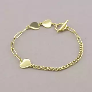 Браслет петля Xuping 18 см. (позолота 14k лимонна)