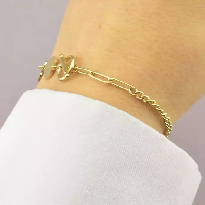 🏷️️ Браслет петля Xuping 18 см. (позолота 14k лимонна) ss_93048