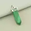 🏷️️ Кулон кристал Малахіт 37x10мм. F-100832