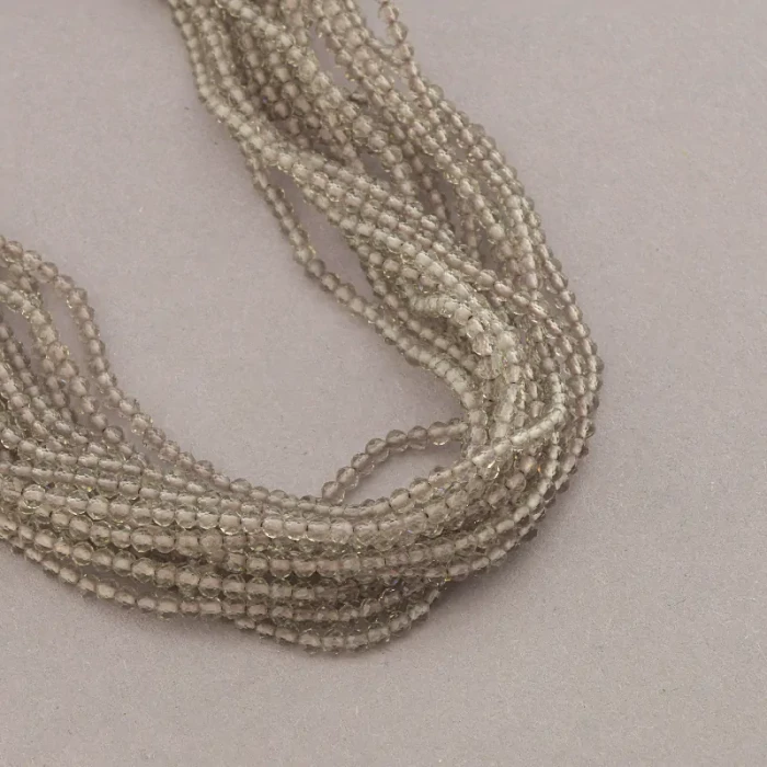 🏷️️ Нитка Кварц 40 см 2 мм (без замка) ss_65746