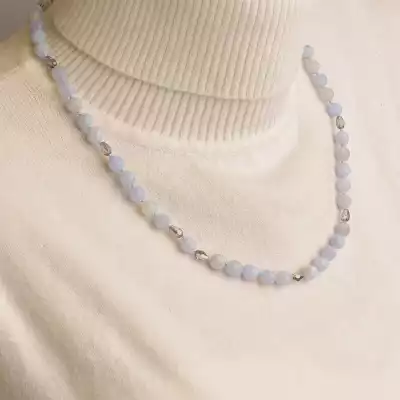 🏷️️ Намисто Сапфірин срібло (925 проба) 51 см. F-94552