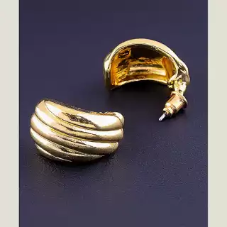 Сережки пусети FJ 20х13 мм