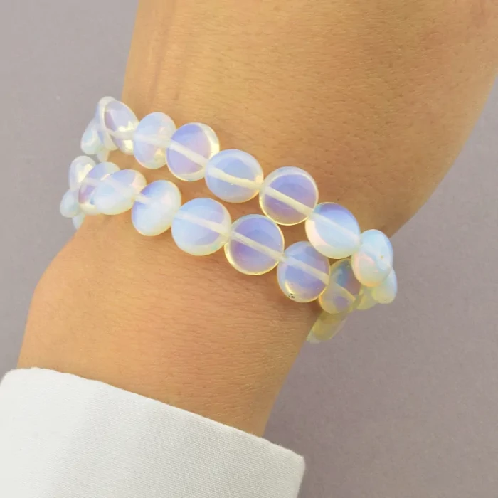 🏷️️ Намисто-браслет Місячний камінь 39 см ss_77969