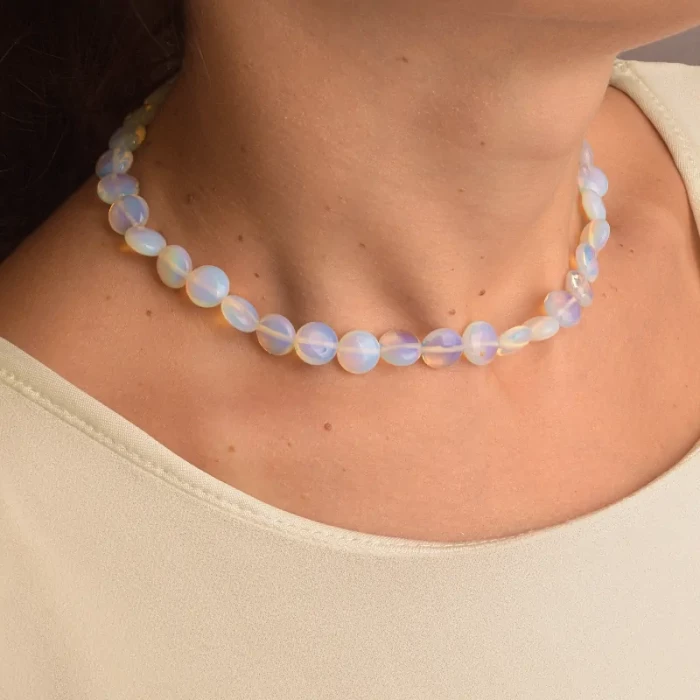 🏷️️ Намисто-браслет Місячний камінь 39 см ss_77969