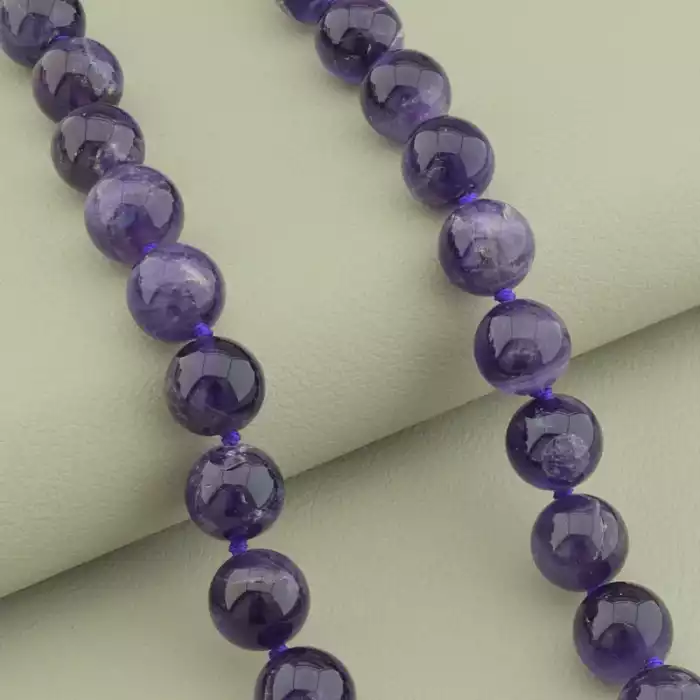 🏷️️ Намисто Аметист 44 см. ss_103284