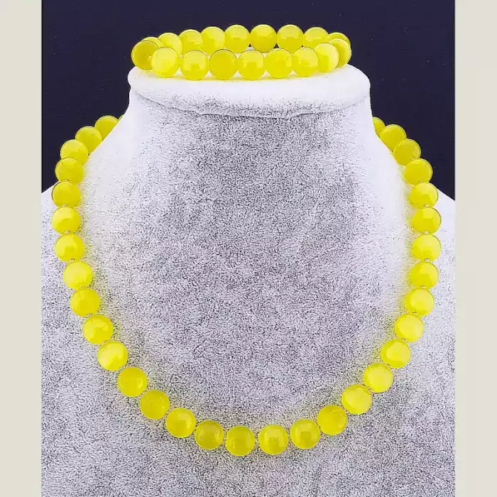 🏷️️ Намисто + Браслет Котяче око 45 см ss_79526