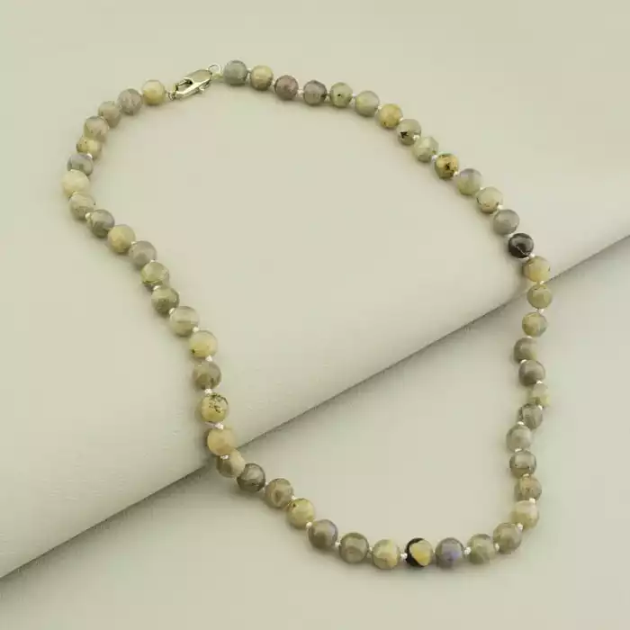 🏷️️ Намисто Лабрадор 48 см ss_105558