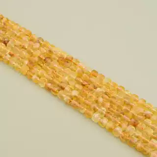 Намистини Цитрін 39 см (без застібки)