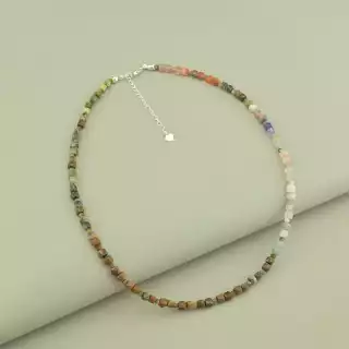 Підвіска Самоцвіти срібло (925 проба) 41 см.