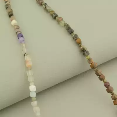 🏷️️ Підвіска Самоцвіти срібло (925 проба) 41 см. F-99062