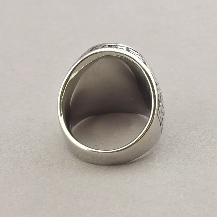 🏷️️ Перстень Stainless Steel Рожевий кварц медична сталь 316L27, 3 р ss_60798