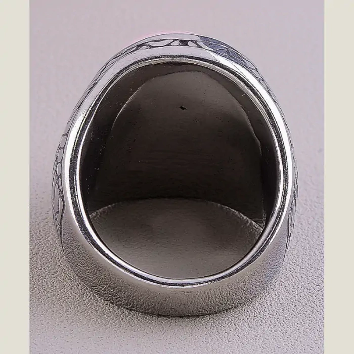 🏷️️ Перстень Stainless Steel Рожевий кварц медична сталь 316L27, 3 р ss_60798