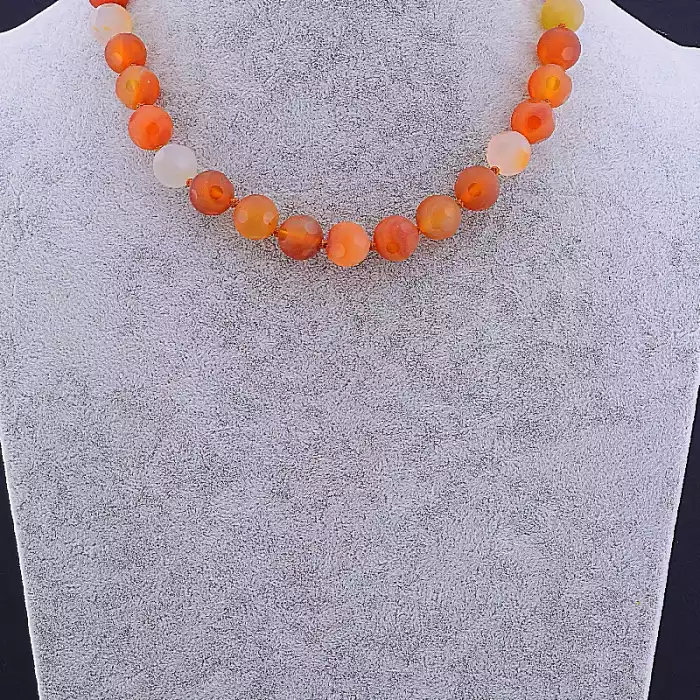 🏷️️ Намисто Сердолік 46 см ss_84342