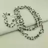 🏷️️ Намисто+Браслет Чеський кришталь 82 см. F-100833