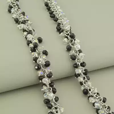 🏷️️ Намисто+Браслет Чеський кришталь 82 см. F-100833