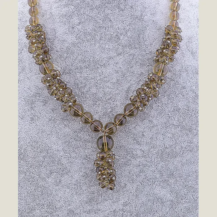 🏷️️ Намисто Раухтопаз 50 см ss_16484