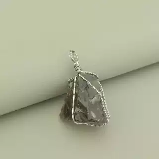 Кулон Раухтопаз у дроті 40х20мм.