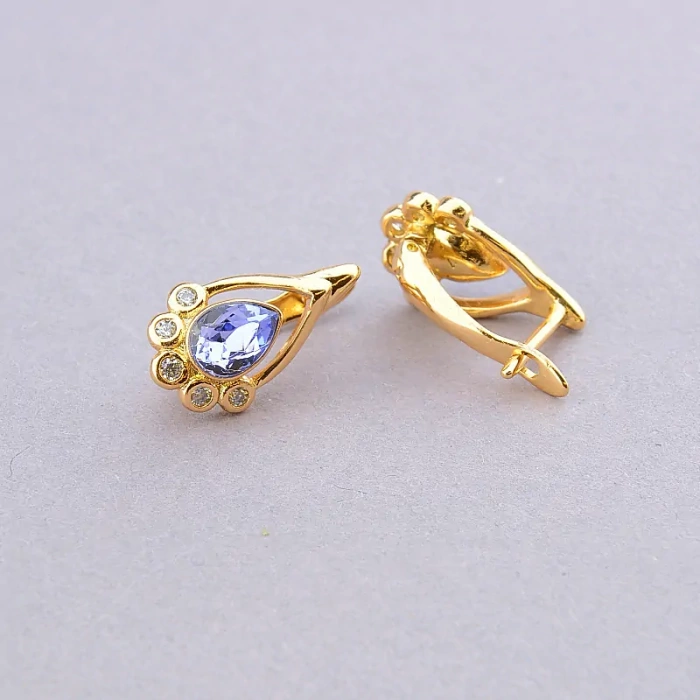Сережки XUPING Swarovski (позолота 18к) ss_86397 ss_86397