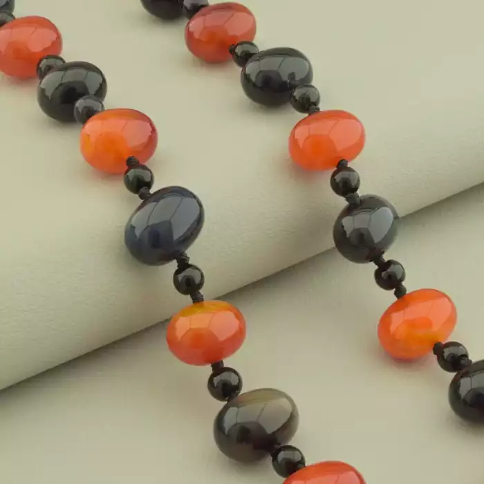 🏷️️ Намисто Агат 52 см. ss_102247