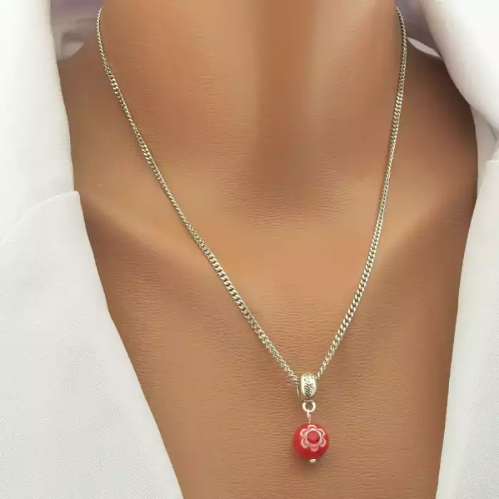 🏷️️ Підвіска Лемпворк (скло) 43 см. ss_102347