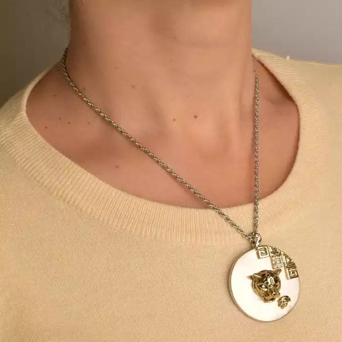 🏷️️ Підвіска + Сережки Abella Фіаніт 41 см. ss_95688