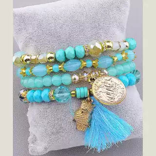 Браслет без застібки пластик 17 см