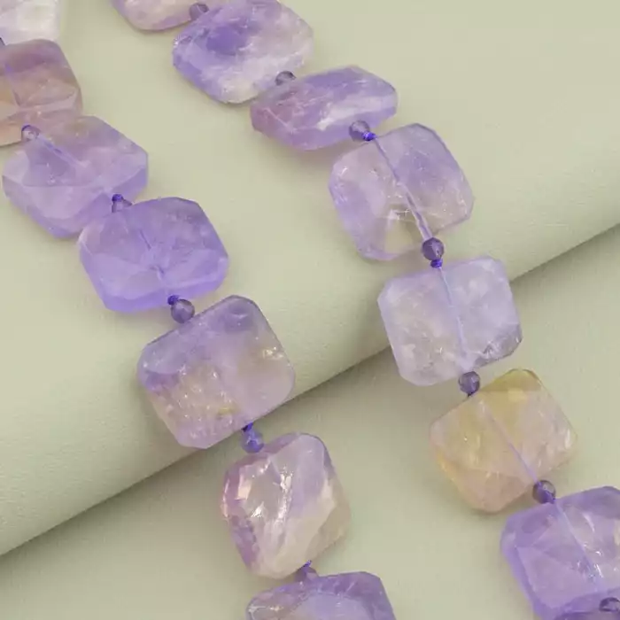 🏷️️ Намисто Аметист 45 см. ss_104134