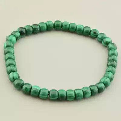 Браслет на резинці Малахіт 18 см