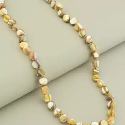 🏷️️ Намисто мінімалістичне Перламутр 46 см F-106168