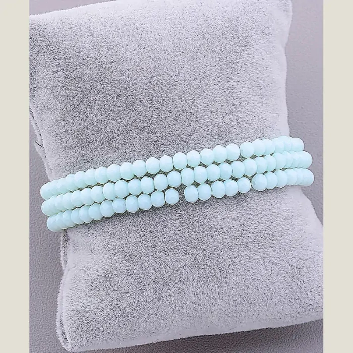 🏷️️ Браслет резинка Чеський кришталь 17 см ss_47623