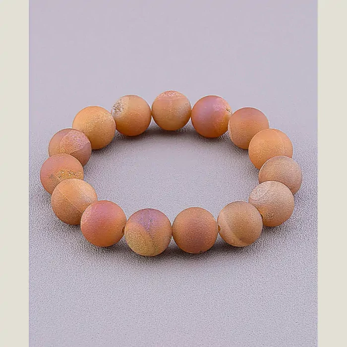 🏷️️ Браслет резинка Агат 17 см ss_71139