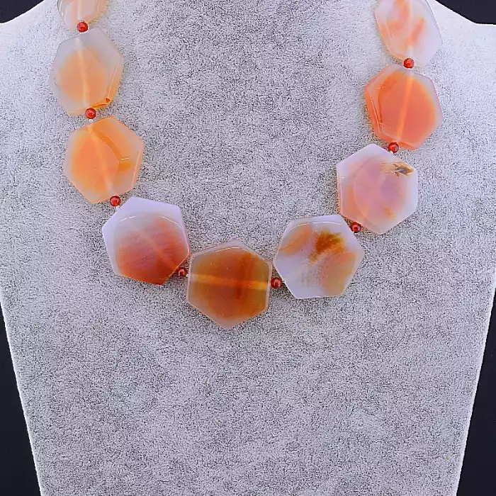 🏷️️ Намисто Сердолік 50 см ss_82118