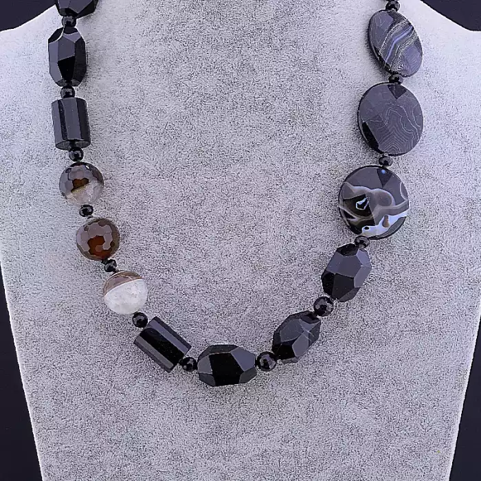 🏷️️ Намисто Агат 70 см ss_72648