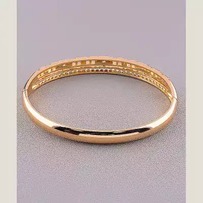 🏷️️ Браслет шарнірний Xuping Фіаніт 18 см (позолота 18к) F-63319