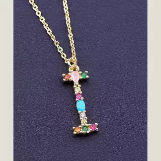 Підвіска літера I Xuping 40 см (позолота 18к)