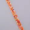 🏷️️ Намистини Сердолік 39 см 7,5 мм на нитці (натуральне каміння, без застібки) грановані F-85600